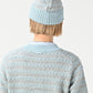 45R Bonita Jacquard Cardigan (Saxe Blue)
