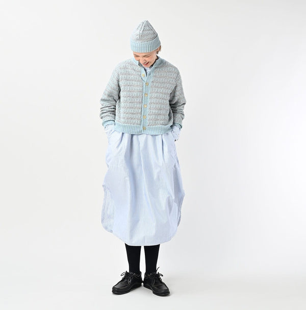 45R Bonita Jacquard Cardigan (Saxe Blue)