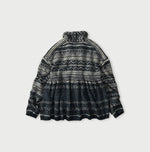 45R Indigo Nordic Jacquard Bolero