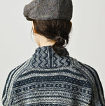 45R Indigo Nordic Jacquard Bolero