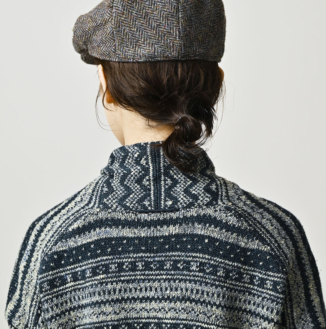 45R Indigo Nordic Jacquard Bolero - Image 9