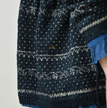 45R Indigo Nordic Jacquard Bolero