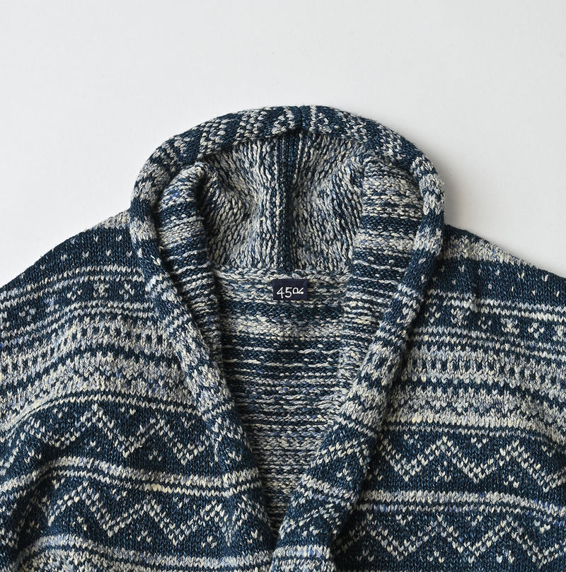 45R Indigo Nordic Jacquard Bolero - Image 16