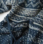 45R Indigo Nordic Jacquard Bolero