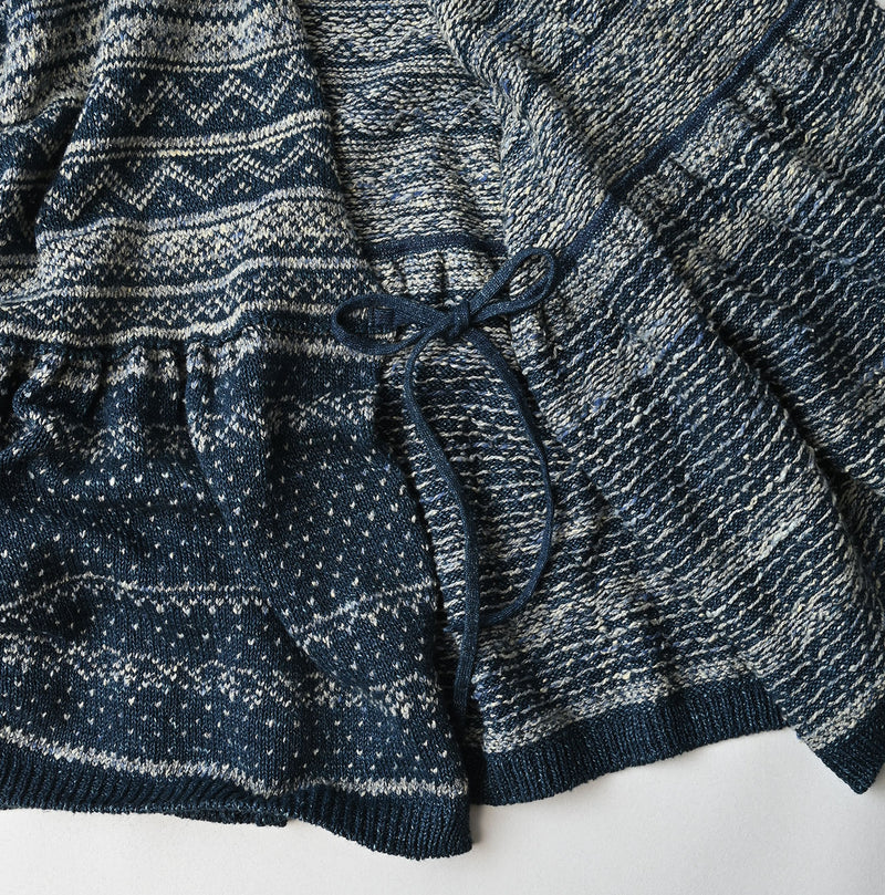 45R Indigo Nordic Jacquard Bolero - Image 22