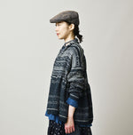 45R Indigo Nordic Jacquard Bolero