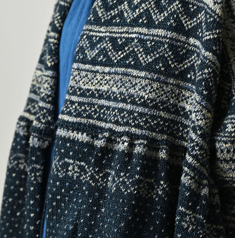 45R Indigo Nordic Jacquard Bolero - Image 8