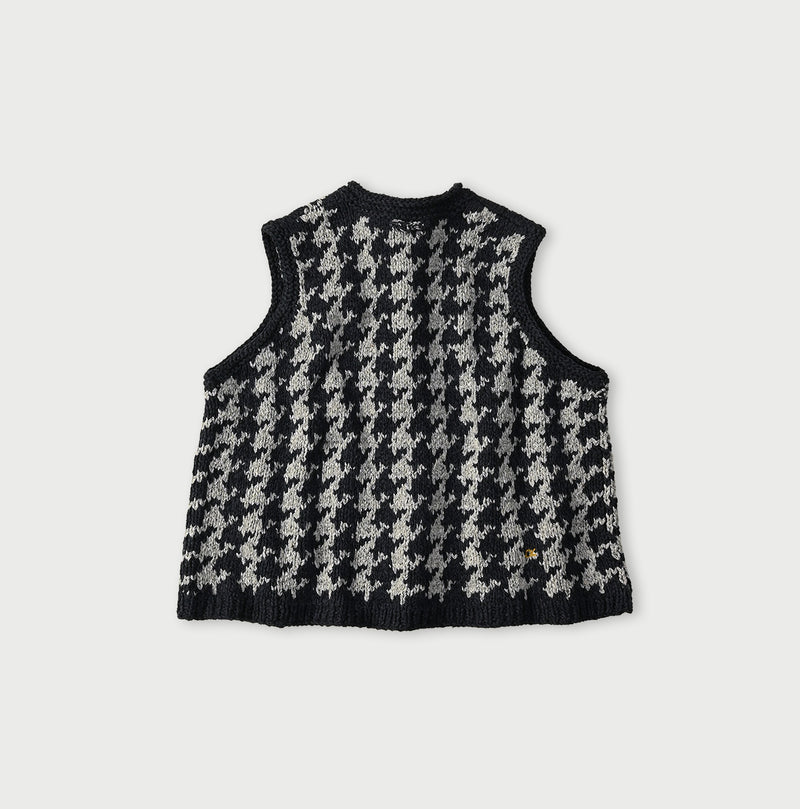 Indigo Houndstooth Vest - Image 11