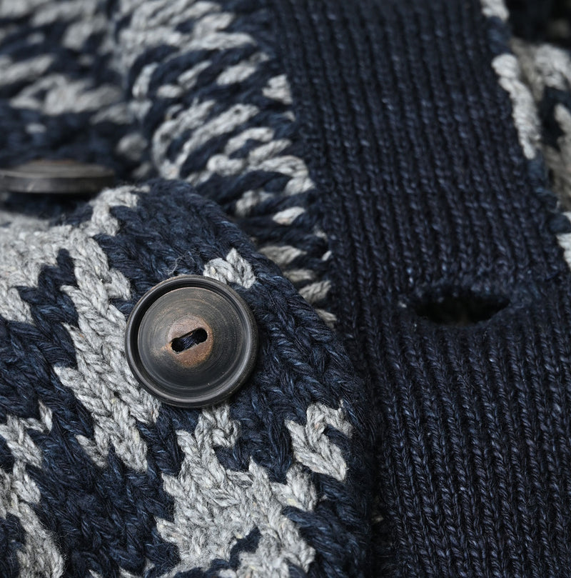 Indigo Houndstooth Vest - Image 15