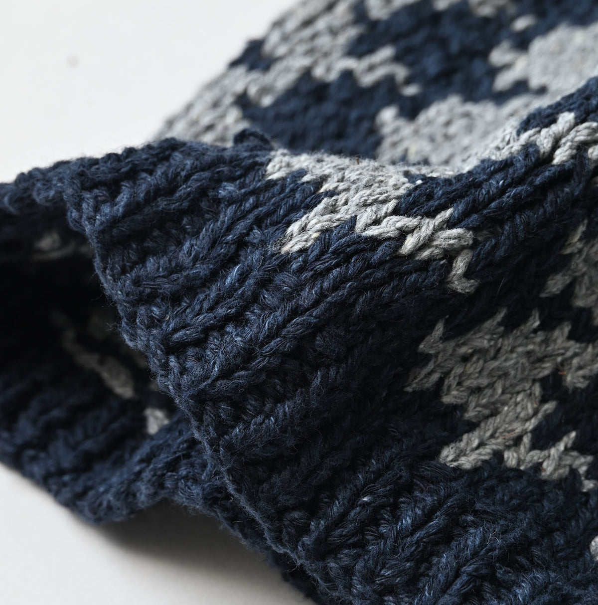 Indigo Houndstooth Vest