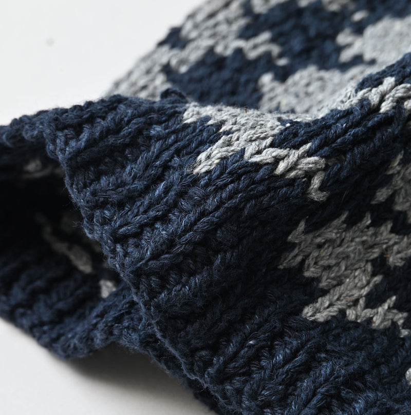 Indigo Houndstooth Vest - Image 17