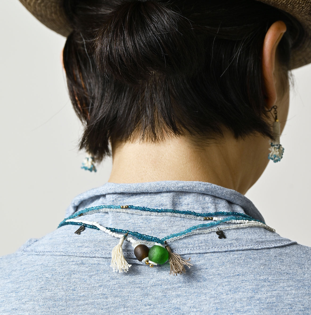 Antique Beads Mix Necklace - Image 13