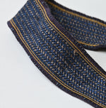45R Indigo Cotton Tweed 908 Tie