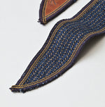 45R Indigo Cotton Tweed 908 Tie