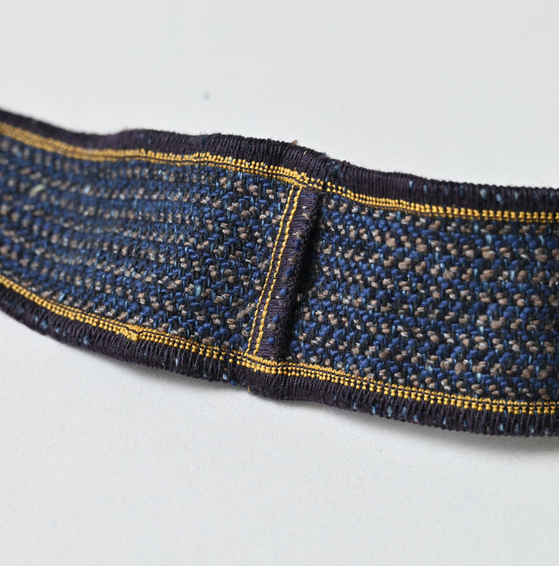 45R Indigo Cotton Tweed 908 Tie - Image 8