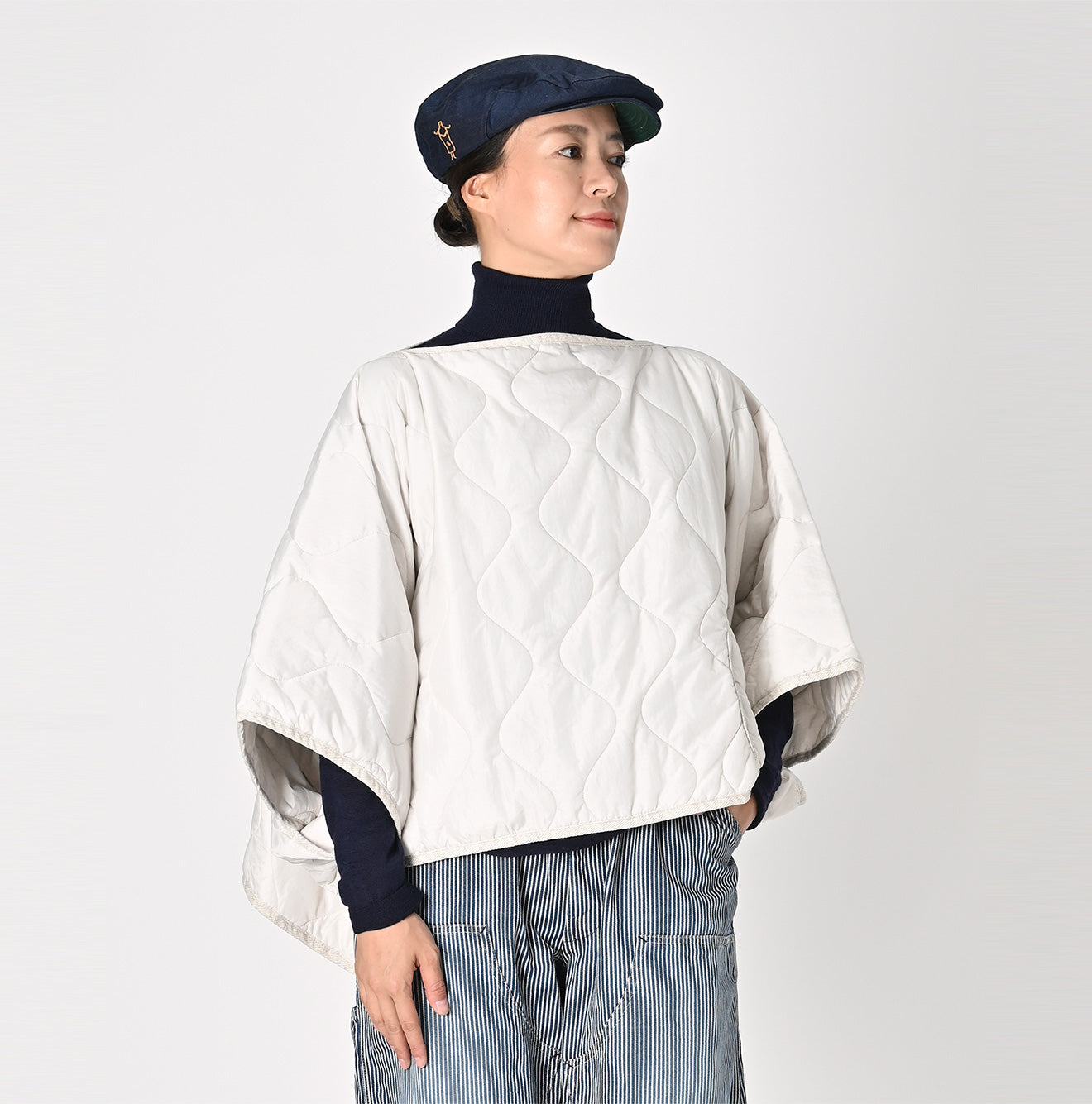 Nylon Ripstop Quilted Poncho