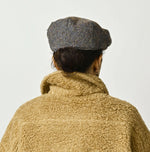 45R Wool Boa × Nylon Annie Bolero Blouson