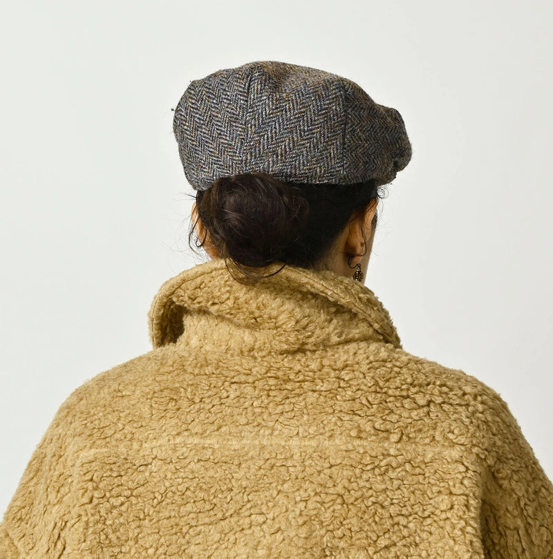 45R Wool Boa × Nylon Annie Bolero Blouson - Image 12