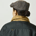 45R Wool Boa × Nylon Annie Bolero Blouson