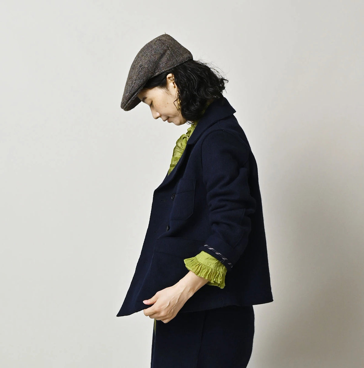 45R Jersey Melton Annie W-Jacket
