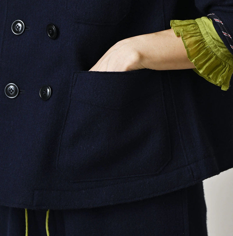 45R Jersey Melton Annie W-Jacket - Image 12