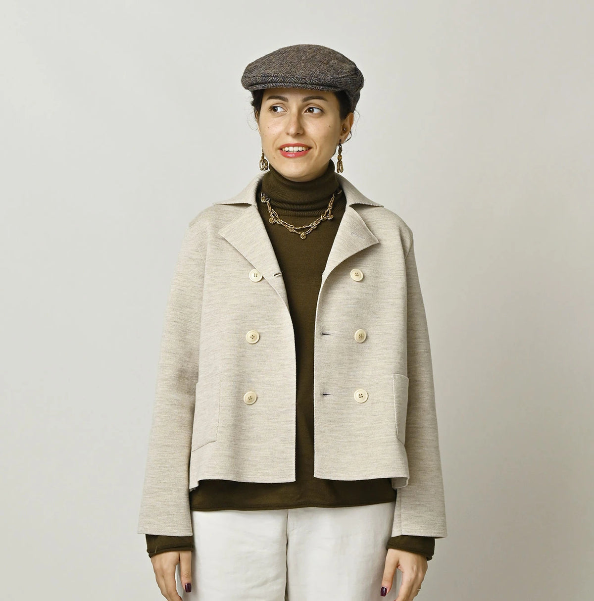 45R US Wool Brioche Square Jacket
