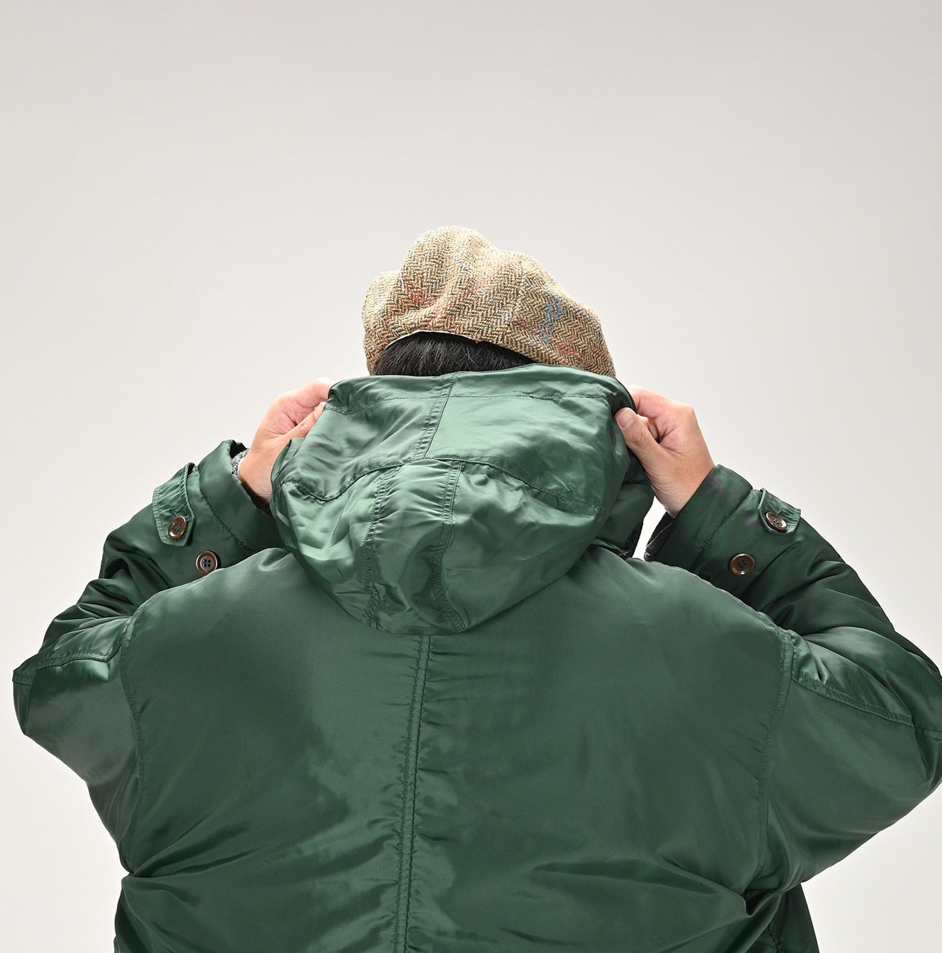 45R Nylon 908 Quilted Coat