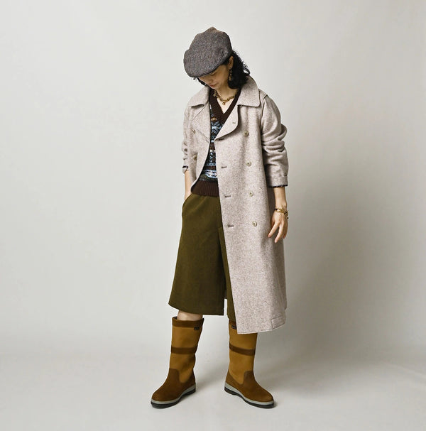 45R Jersey Melton Coat