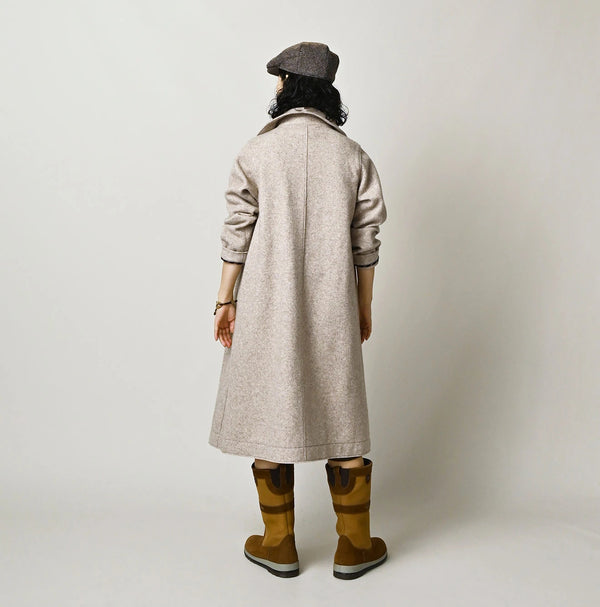 45R Jersey Melton Coat