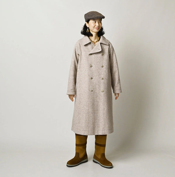 45R Jersey Melton Coat
