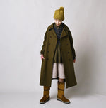 Jersey Melton Coat