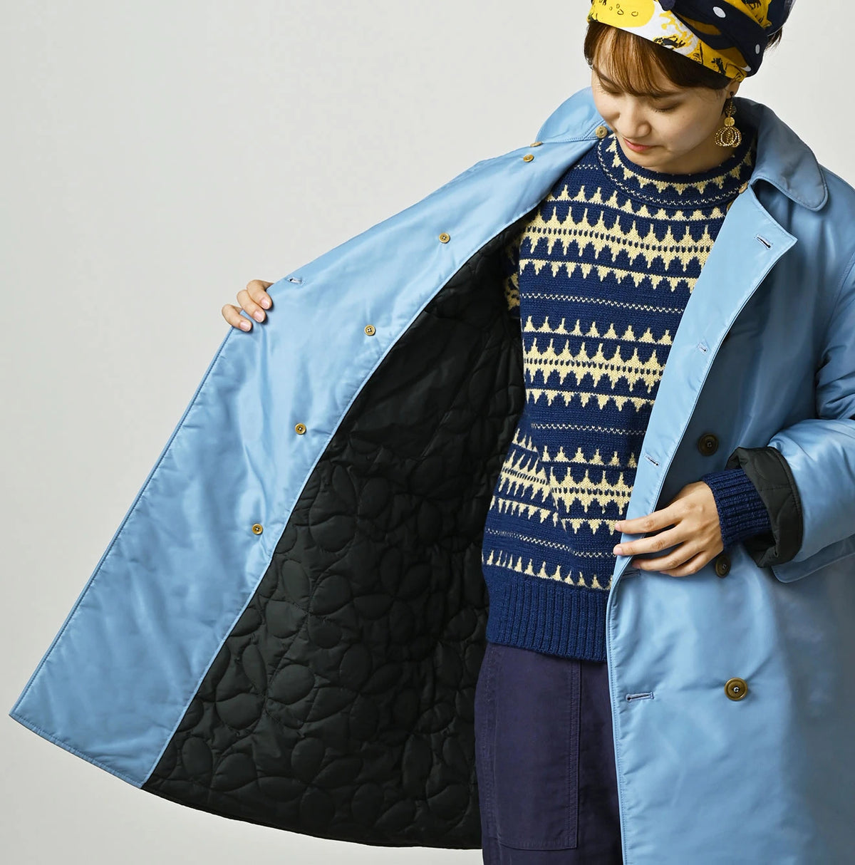 45R Nylon Quilt Annie W-Coat - Image 14