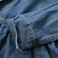 45R Indigo 45 Petit Denim Cache-coeur Distressed