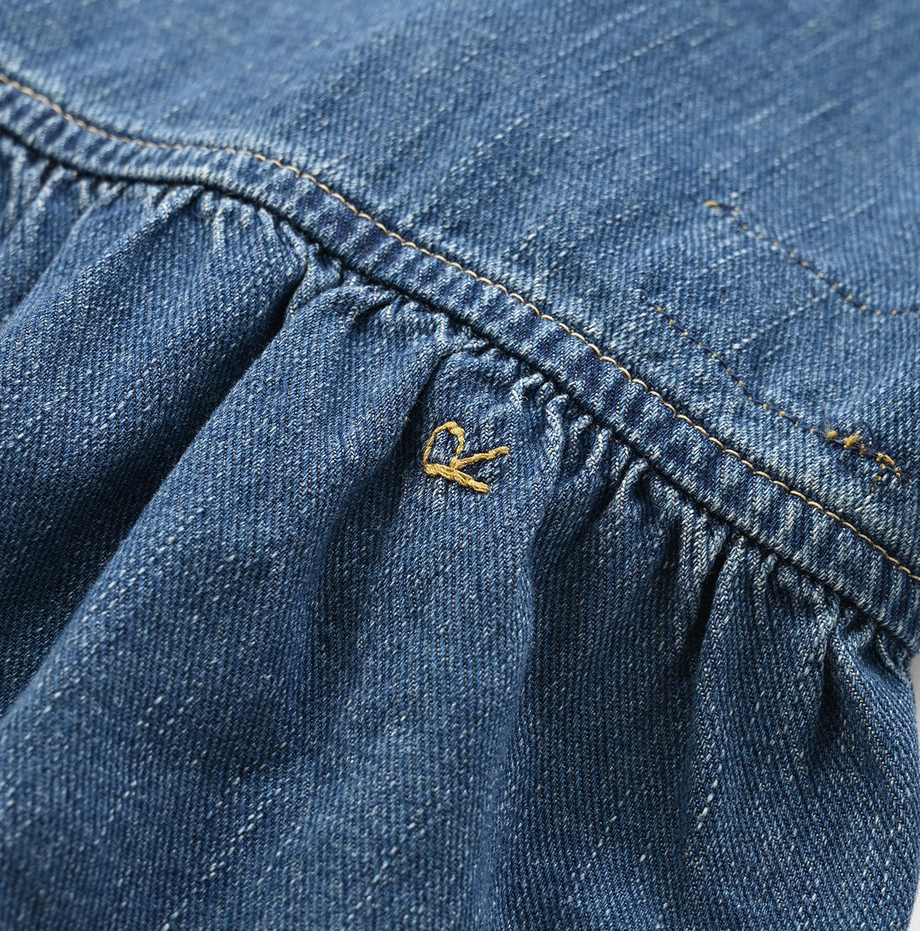 45R Indigo 45 Petit Denim Cache-coeur Distressed