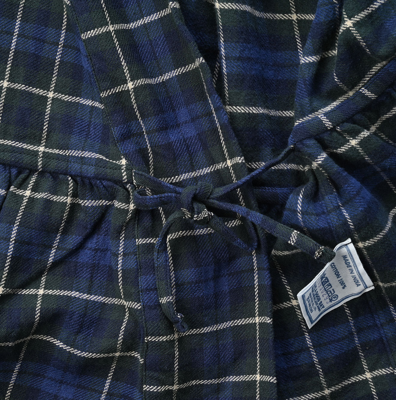 45R India Flannel Cache-coeur