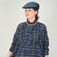 45R India Flannel Frilled Tunic