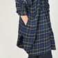 45R India Flannel Frilled Tunic