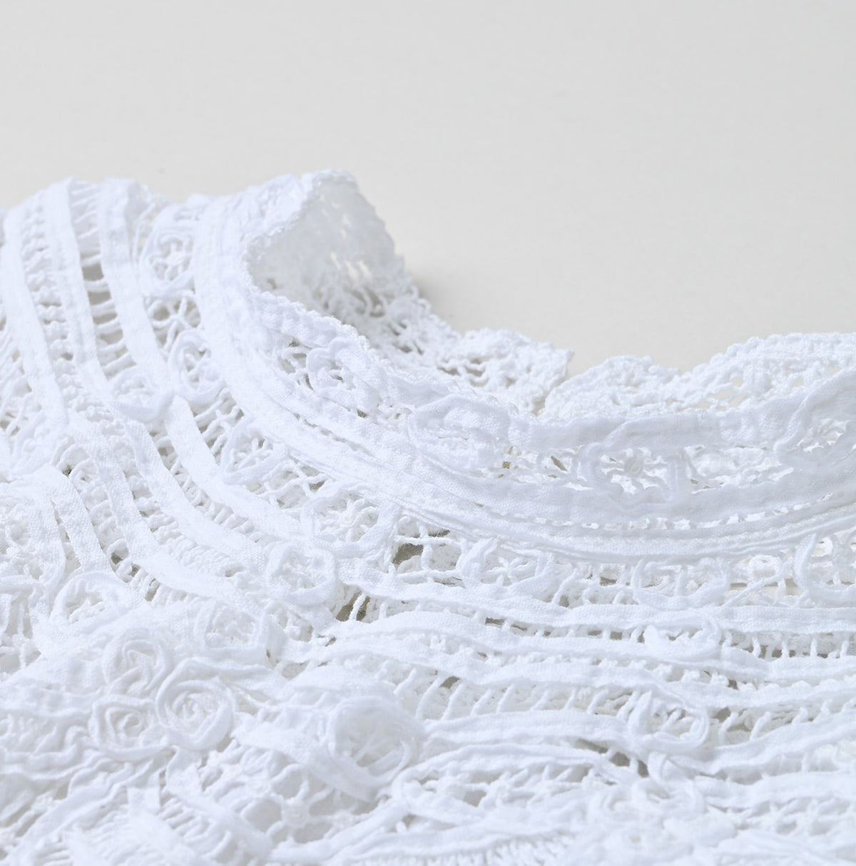 45R Khadi Ribbon Lace Blouse