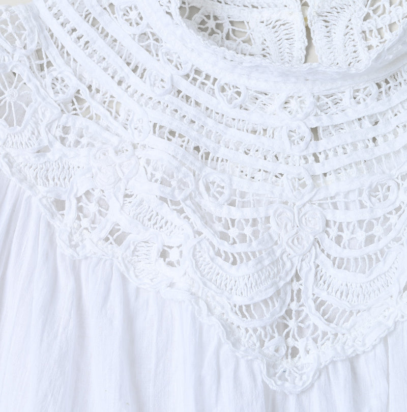 45R Khadi Ribbon Lace Blouse