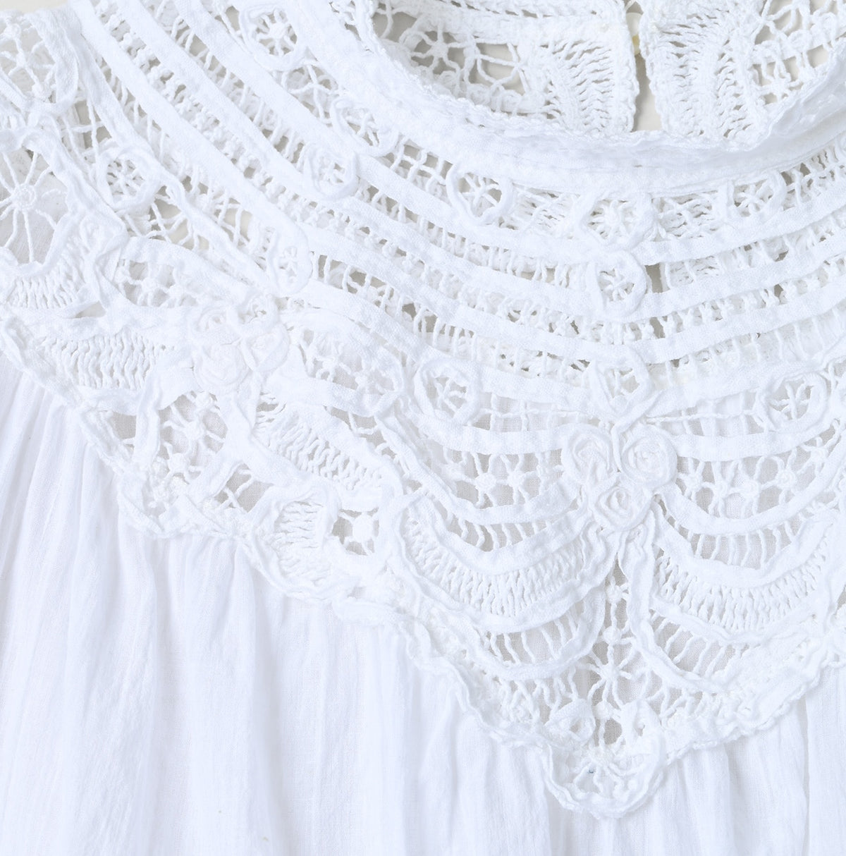 45R Khadi Ribbon Lace Blouse