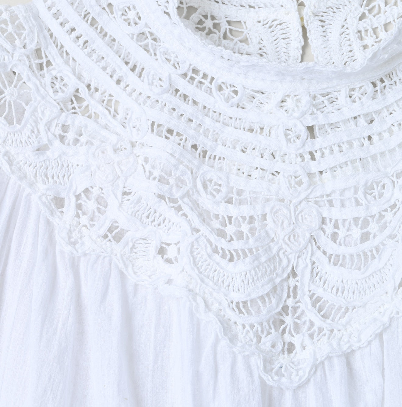 45R Khadi Ribbon Lace Blouse