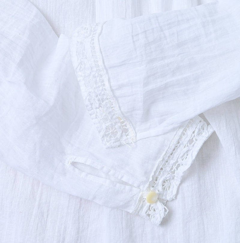 45R Khadi Ribbon Lace Blouse