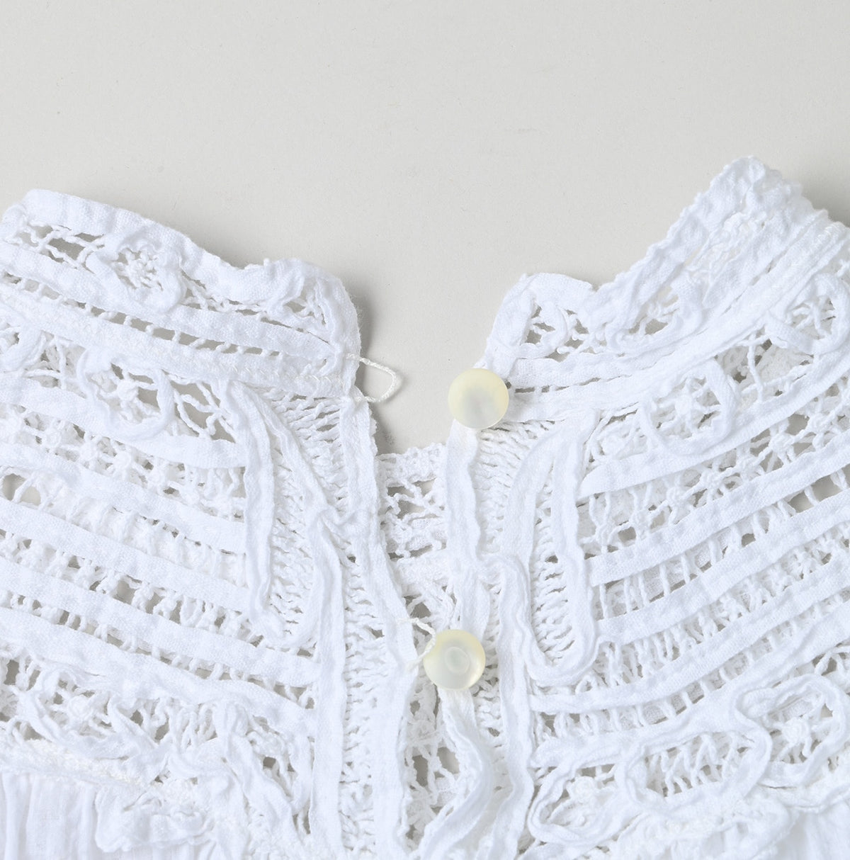 45R Khadi Ribbon Lace Blouse