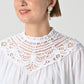 45R Khadi Ribbon Lace Blouse