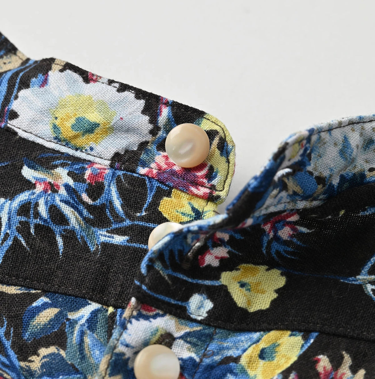45R Khadi Bouquet Stripe Print Ribbon Blouse - Image 16
