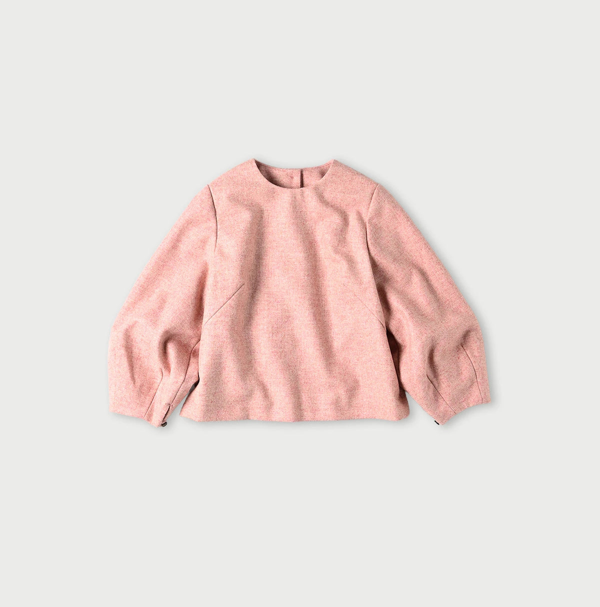 45R England Flannel Puff Sleeve Blouse
