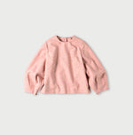 45R England Flannel Puff Sleeve Blouse