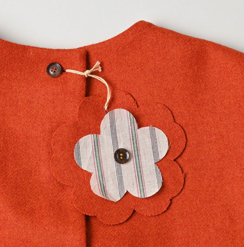 45R England Flannel Puff Sleeve Blouse - Image 17