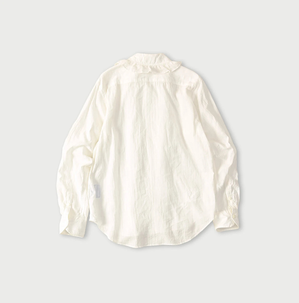 45R Khadi x Feather Khadi Silk Frill Blouse