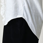 45R Khadi x Feather Khadi Silk Frill Blouse